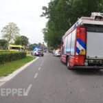 Auto slaat over de kop bij eenzijdig ongeval in Staphorst