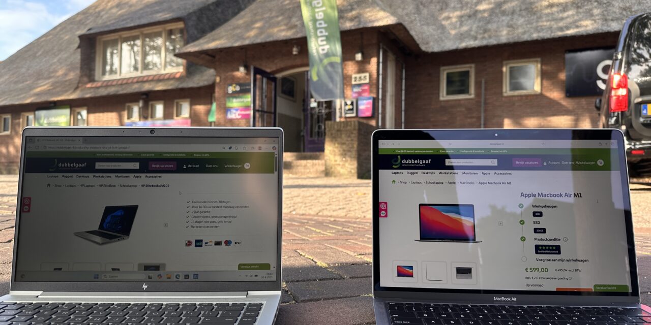 De perfecte schoollaptop ligt klaar bij Dubbelgaaf!
