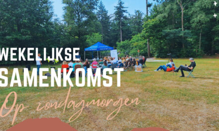 Zondag 24 augustus 9e hagenpreek bij de bosvijver