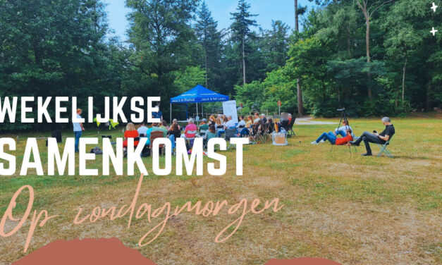 Zondag 24 augustus 9e hagenpreek bij de bosvijver