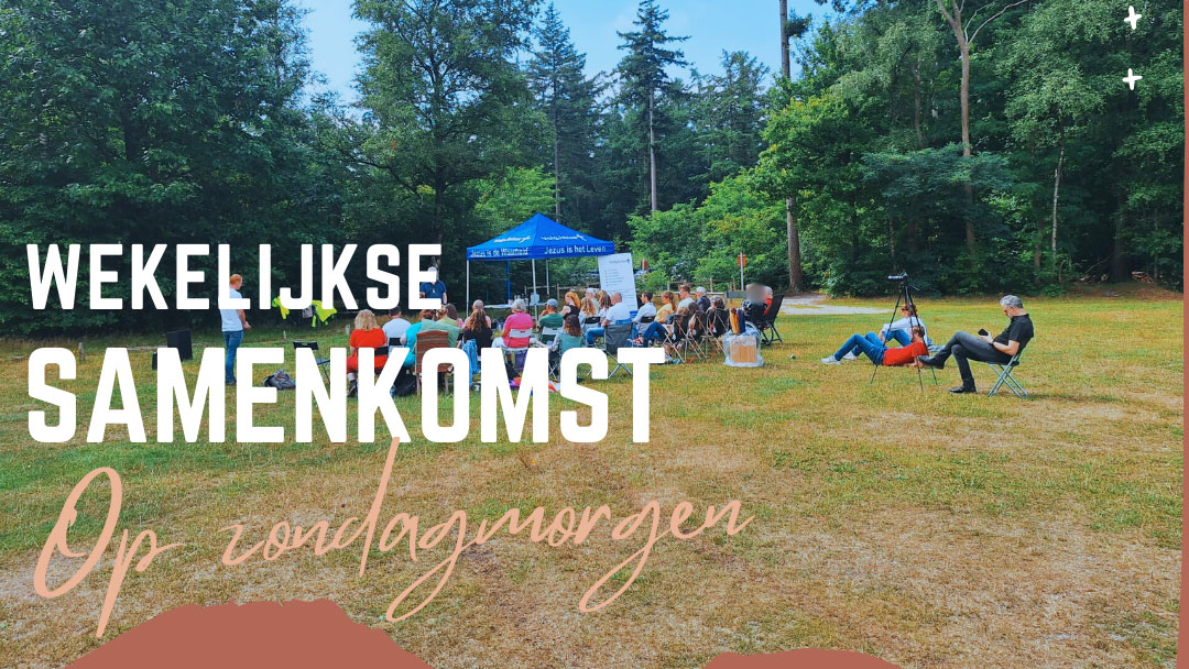 Zondag 24 augustus 9e hagenpreek bij de bosvijver
