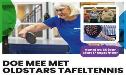 Nieuw in Staphorst: OldStars tafeltennis