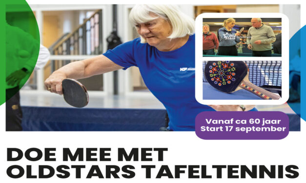 Nieuw in Staphorst: OldStars tafeltennis