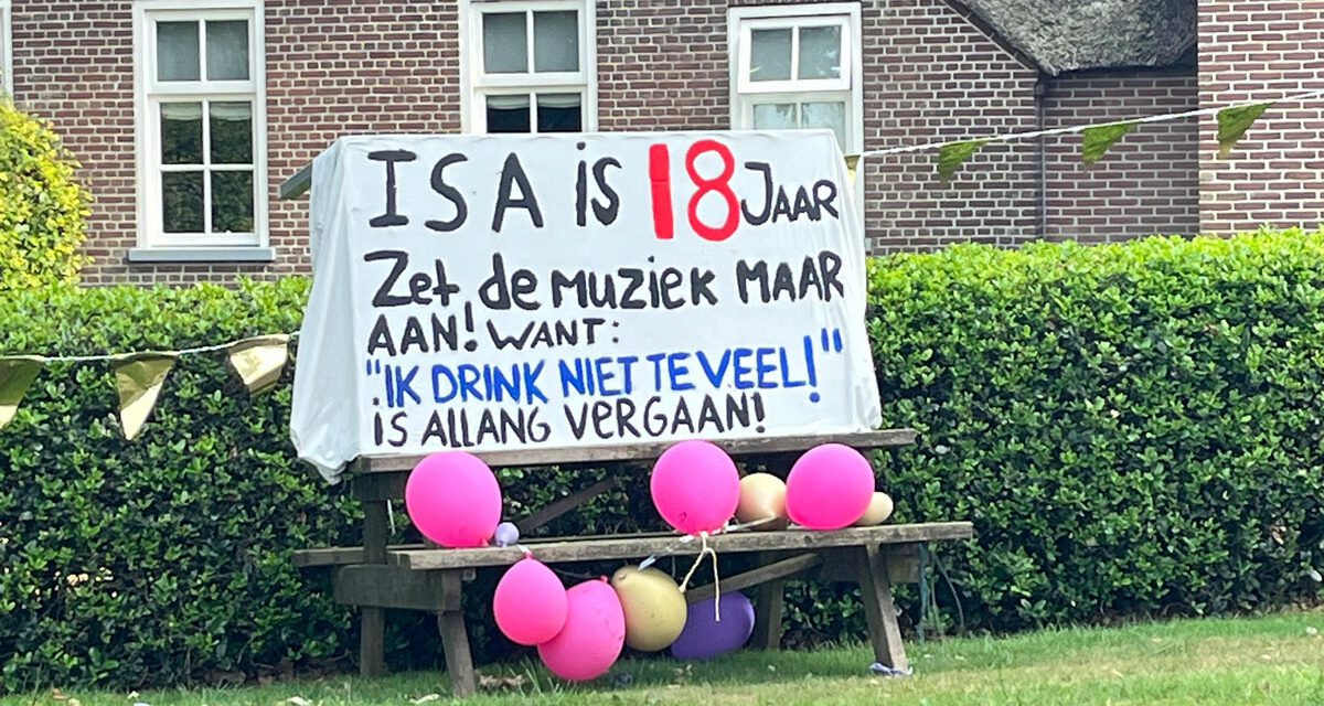 Hoera, Isa 18 jaar
