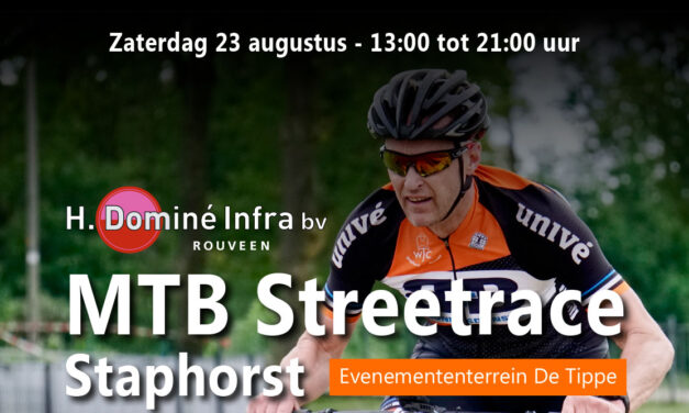 Zaterdag 23 augustus MTB Streetrace op De Tippe