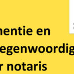 Dementie en vertegenwoordiging door notaris