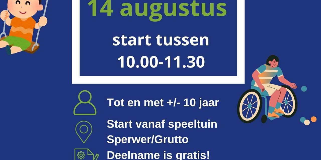 Speeltuin puzzeltocht op donderdag 14 augustus