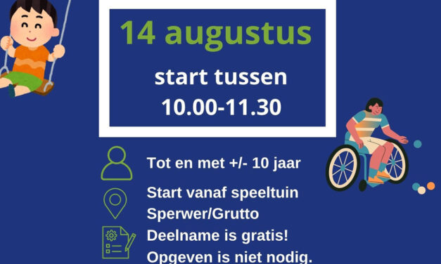 Speeltuin puzzeltocht op donderdag 14 augustus