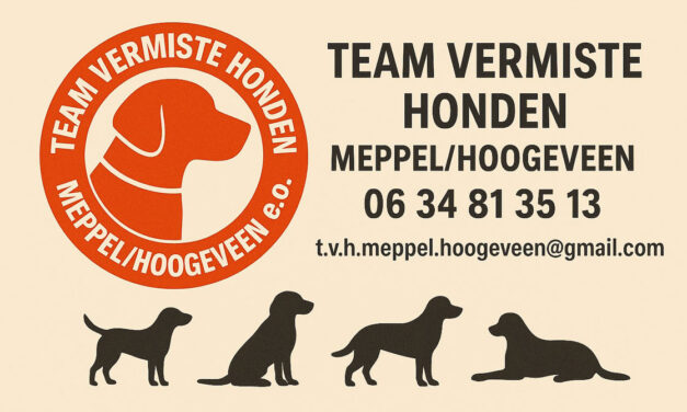 Even voorstellen: Team Vermiste Honden Meppel/Hoogeveen e.o. (TVH)
