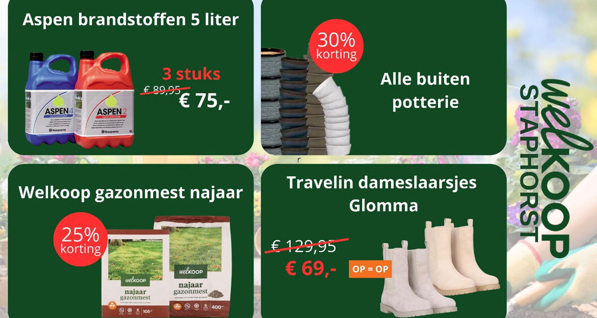Nieuwe acties bij Welkoop Staphorst