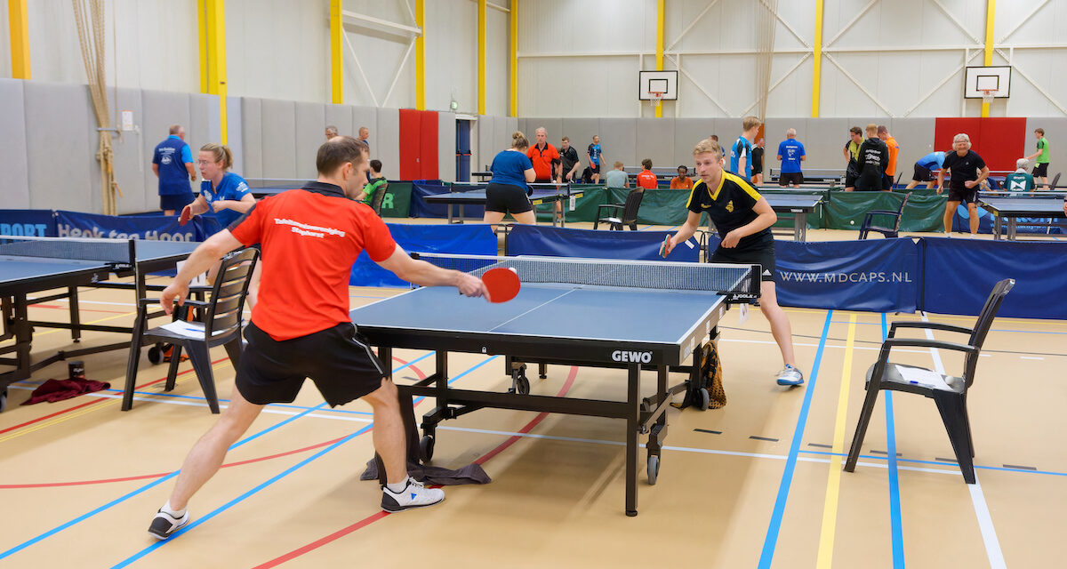 Geen prijzen voor de tafeltennissers op het “Open kampioenschap van Avereest”