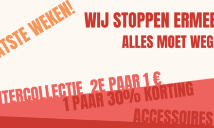 Wij stoppen ermee alles moet weg! – Bootiesz Kinderschoenen