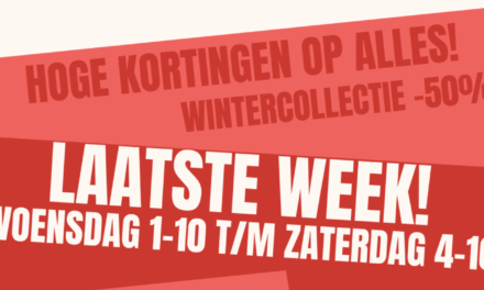 Wij stoppen ermee alles moet weg! – Bootiesz Kinderschoenen