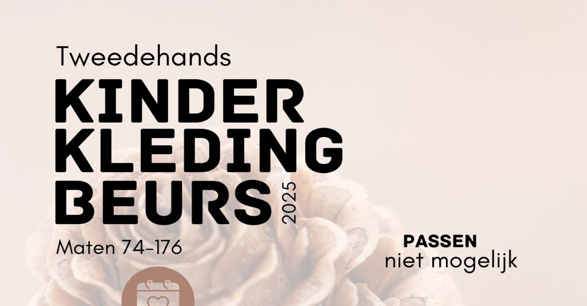 Kinderkledingbeurs in de Leerkamer