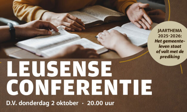 Leusense Conferentie  –  lezing 2 oktober 2025 – Van harte welkom!