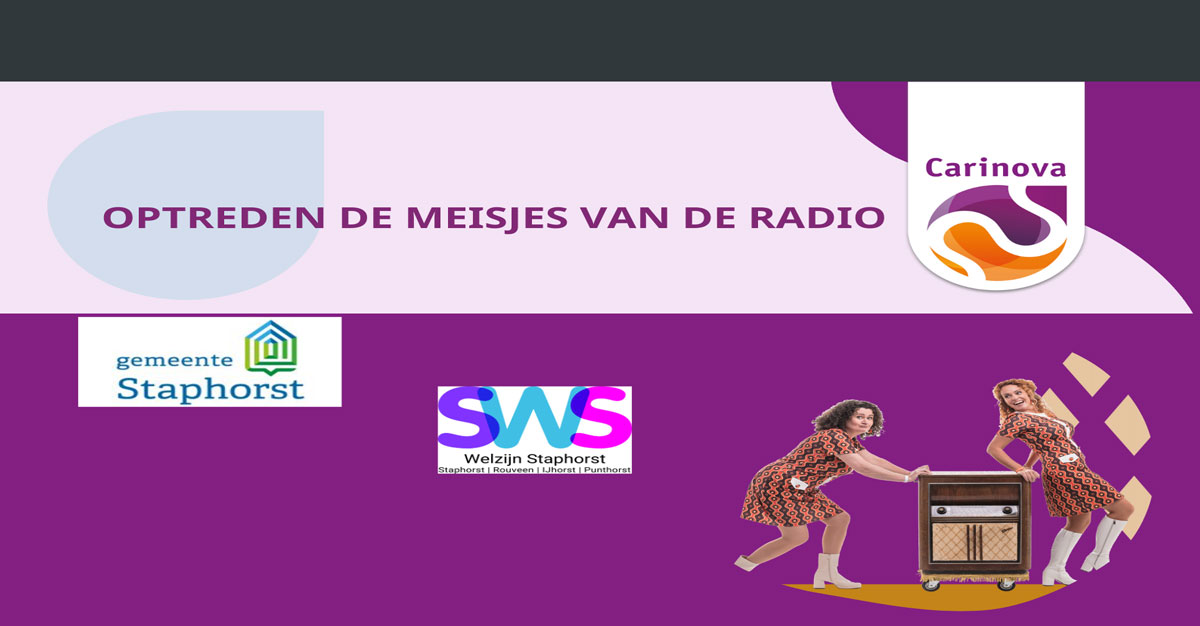 Optreden ‘Meisjes van de radio’ voor alle vrijwiligers, mantelzorgers en hun naaste