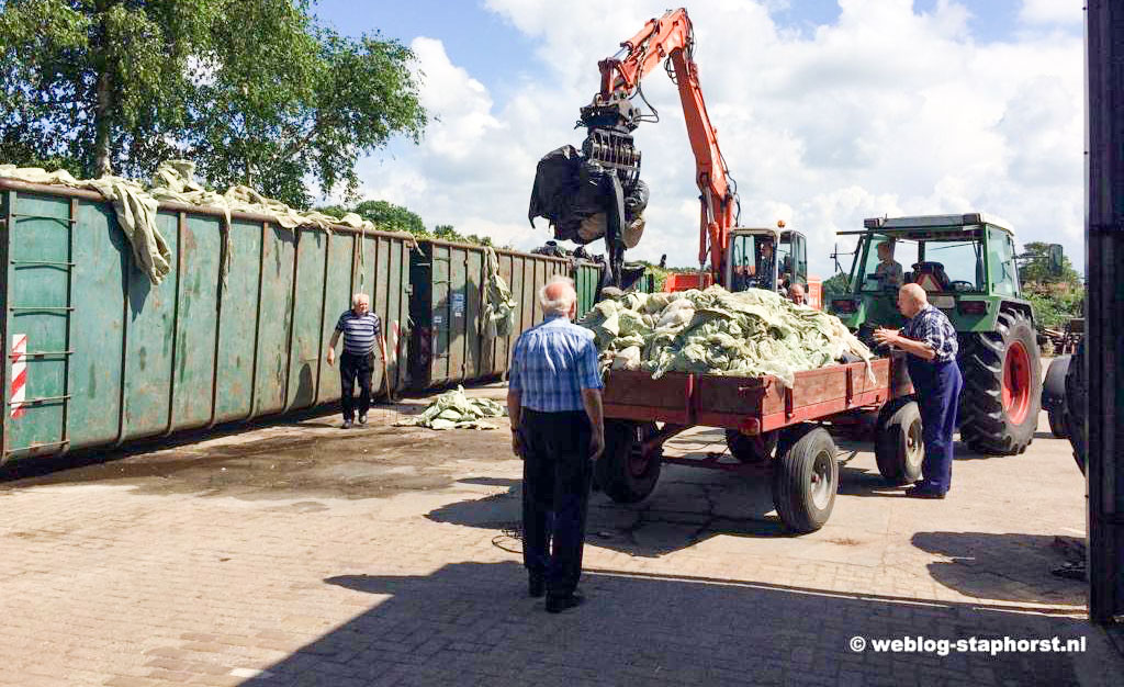 Inzameling DROOG en SCHOON landbouwplastic en balenfolie