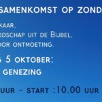 Samenkomst zondagmorgen 5 oktober Gemeente volg Jezus-Staphorst