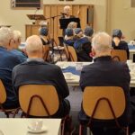 Gezellige middag met de Zonnebloem afd. Staphorst met Hennie Kuyer.