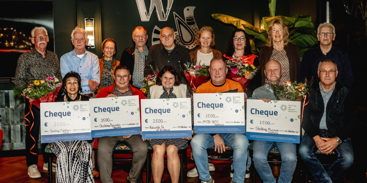 Opbrengst uit windpark Bovenwind vloeit terug naar stichtingen en verenigingen in Staphorst.