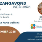 Niet ritmische Psalmzangavond met bovenstem