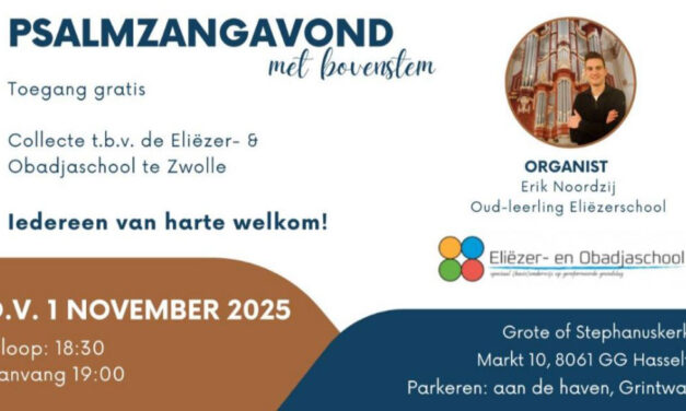 Niet ritmische Psalmzangavond met bovenstem