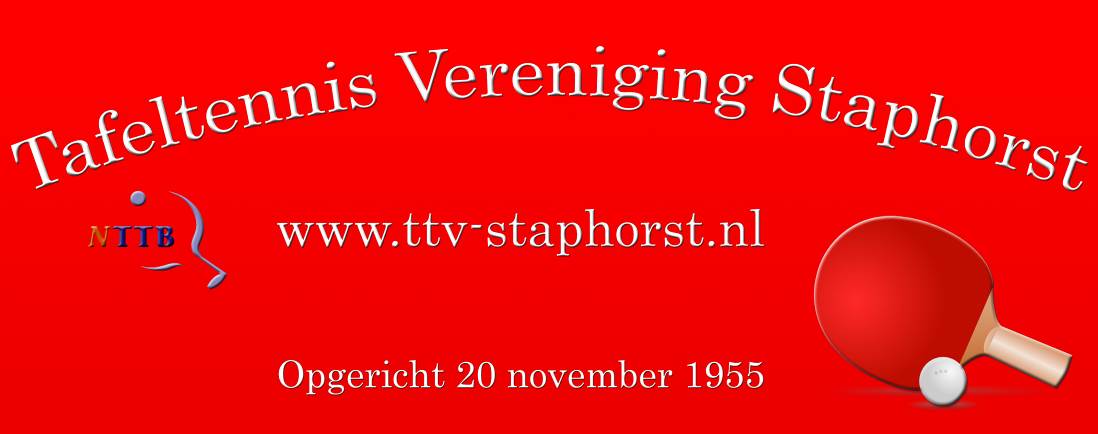 De tafeltennisteams kwamen dit weekend goed voor de dag: