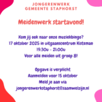 Ook dit seizoen gaat het meidenwerk weer van start!
