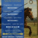 Showavond vol spektakel bij Rijvereniging Staphorst