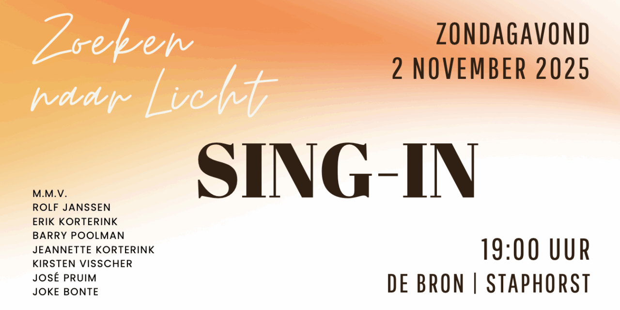 Sing-in De Bron Staphorst