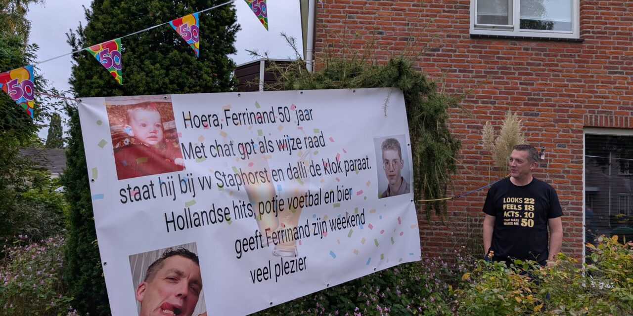 Hoera Ferrinand 50 jaar!