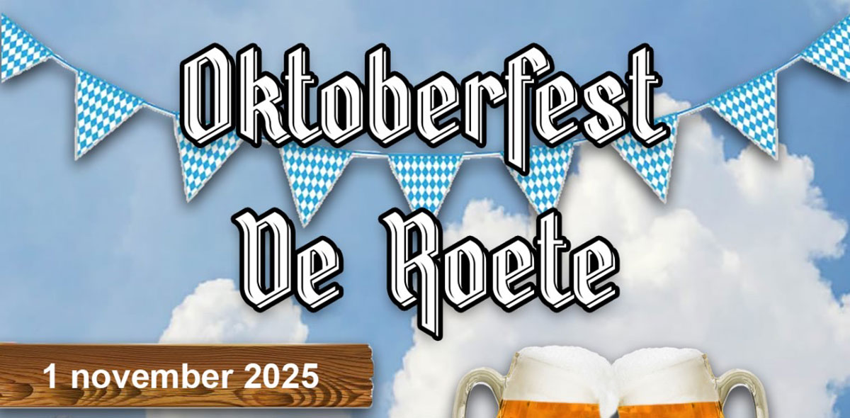 Oktoberfest De Roete kom er aan