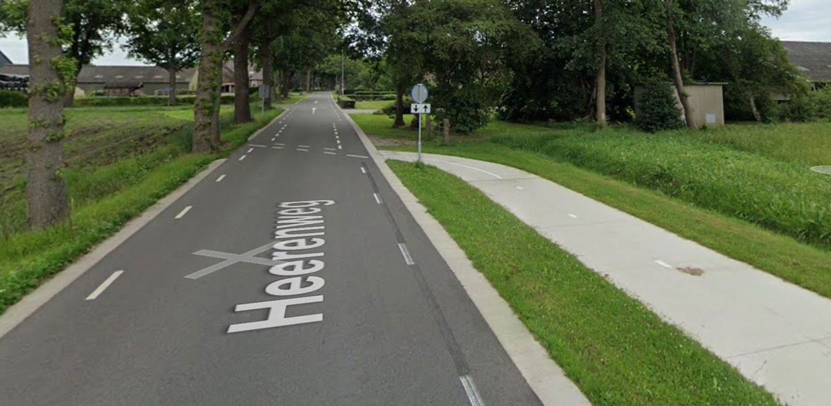 Staphorst start met verlengen fietspad Heerenweg tussen Staphorst en Hardenberg