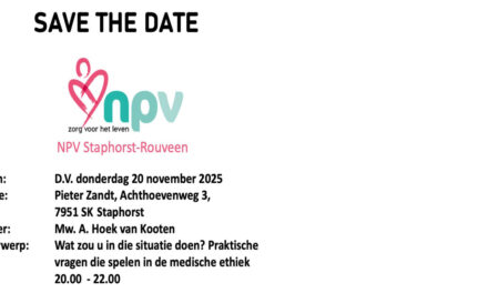 Najaarsbijeenkomst NPV: Wat zou u in die situatie doen?