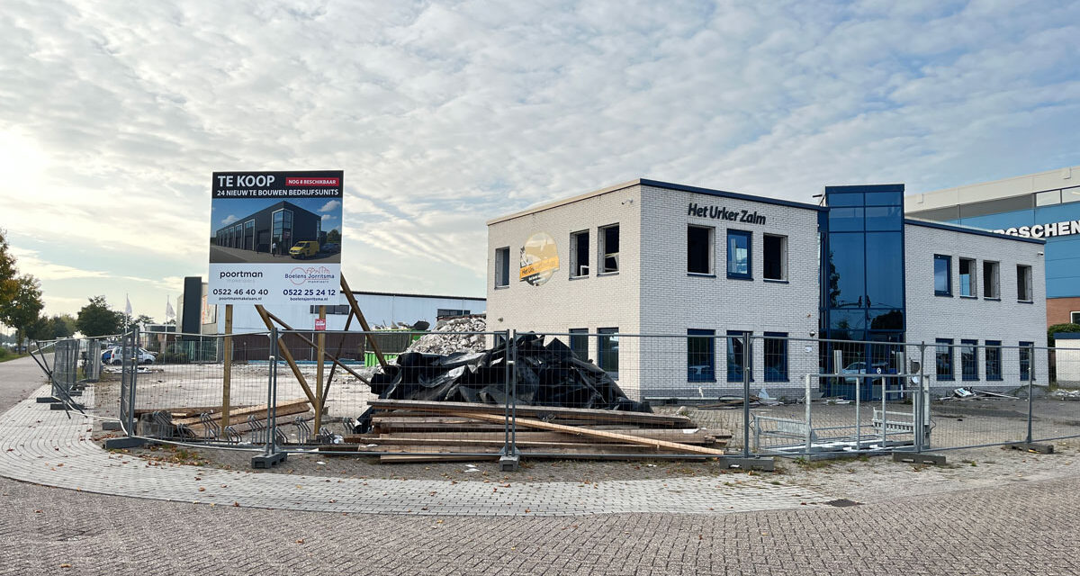 Visfabriek tegen de vlakte