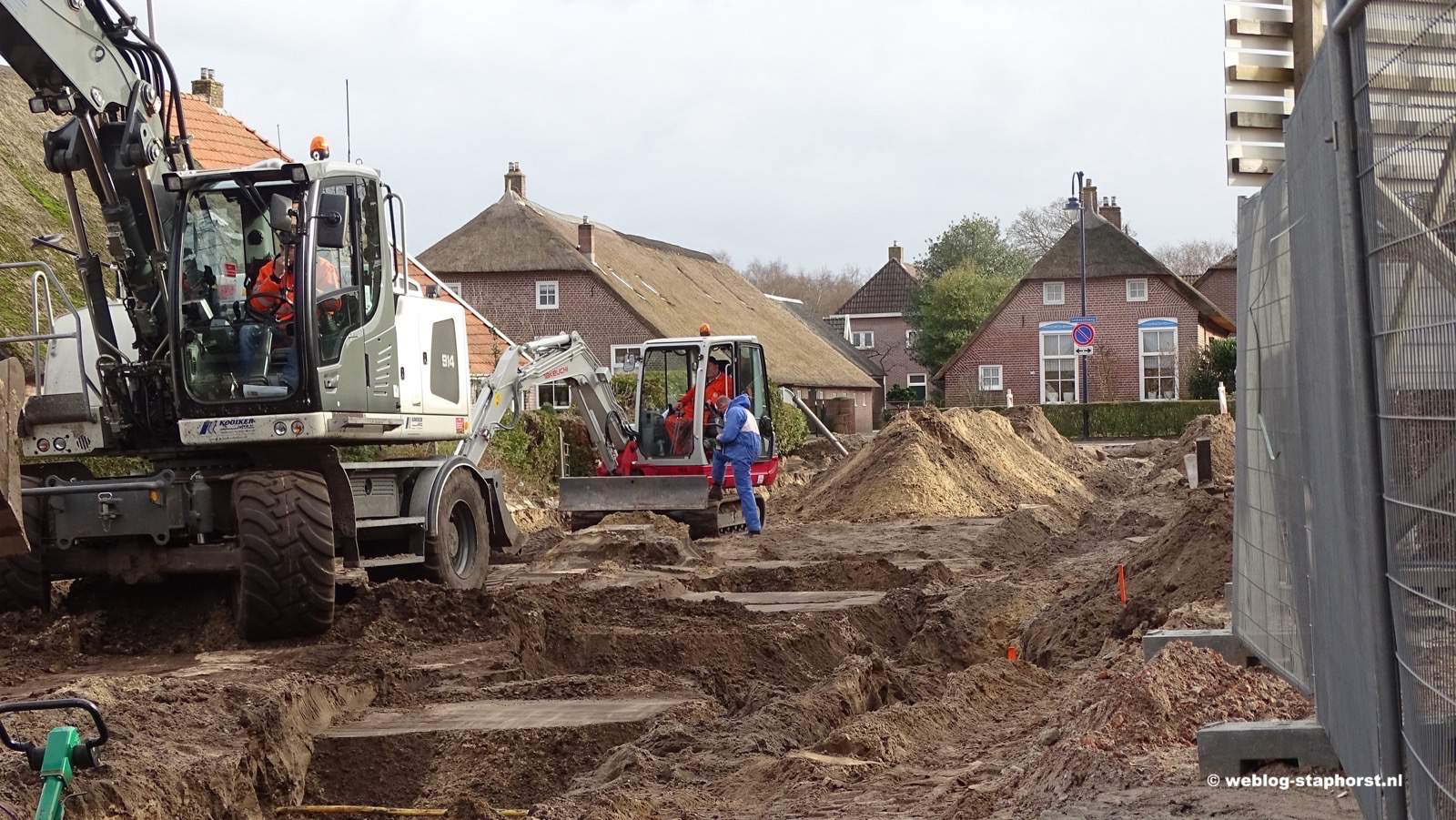 Siers start werkzaamheden elektriciteitsnet in Staphorst
