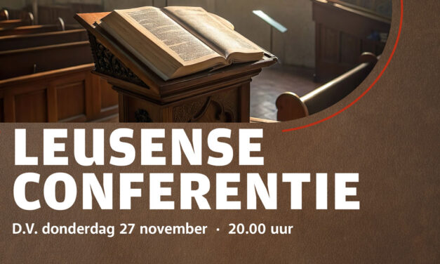  Leusense Conferentie  –  lezing 27 november 2025 – Van harte welkom!