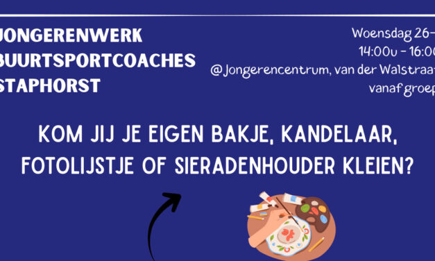 Volgende week start afterschool weer