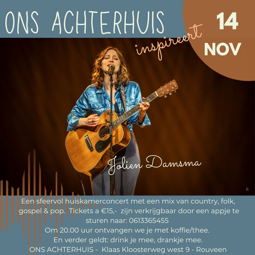 (Achter)huiskamerconcert Jolien Damsma