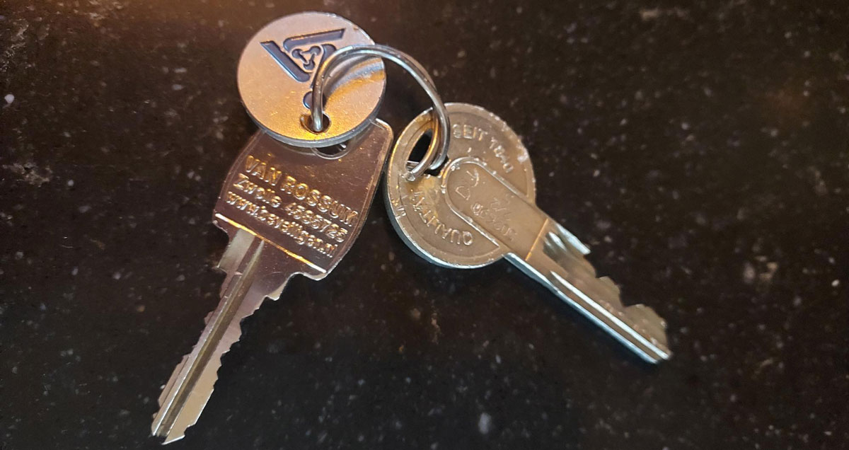 Sleutels gevonden aan Ebbinge Wubbenlaan