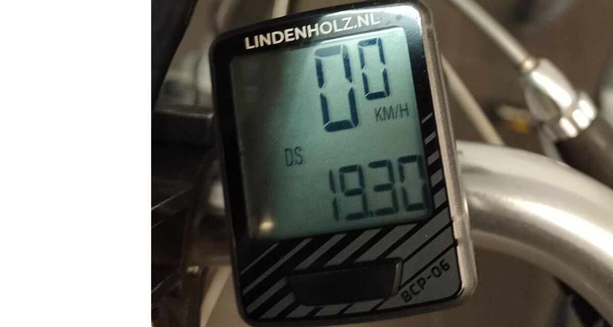 Fiets-km-teller verloren