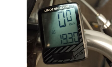 Fiets-km-teller verloren