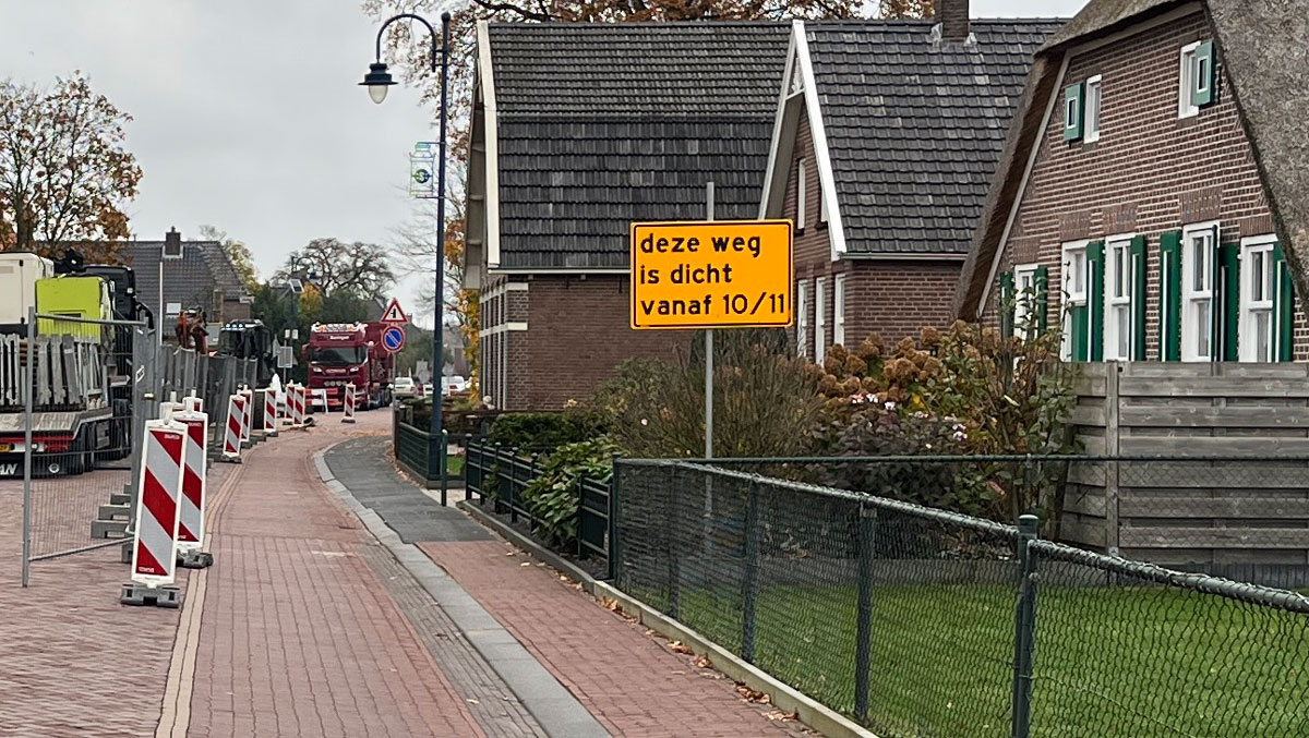 Diek nu echt dicht
