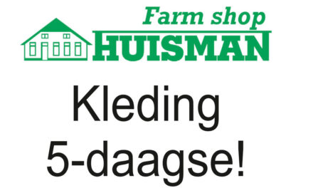 Kleding 5-daagse Farmshop Huisman