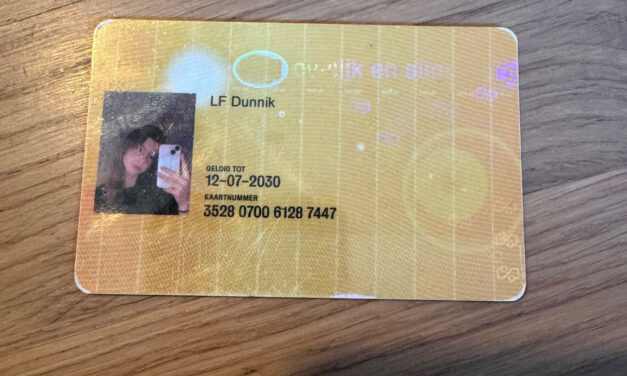 LF Dunnik hier is je OV kaart