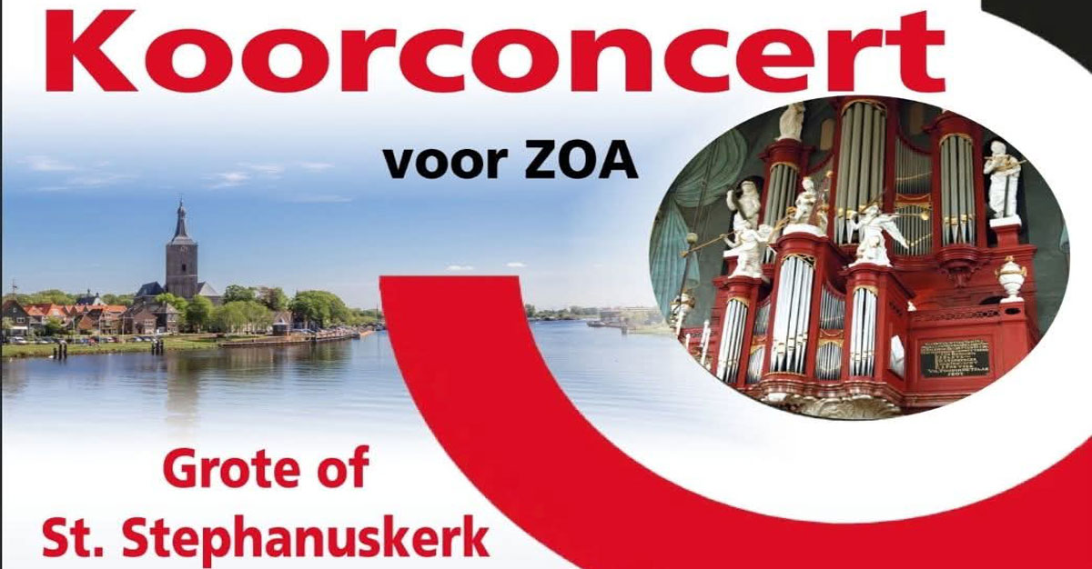 🎶 Koorconcert ten bate van ZOA 🎶