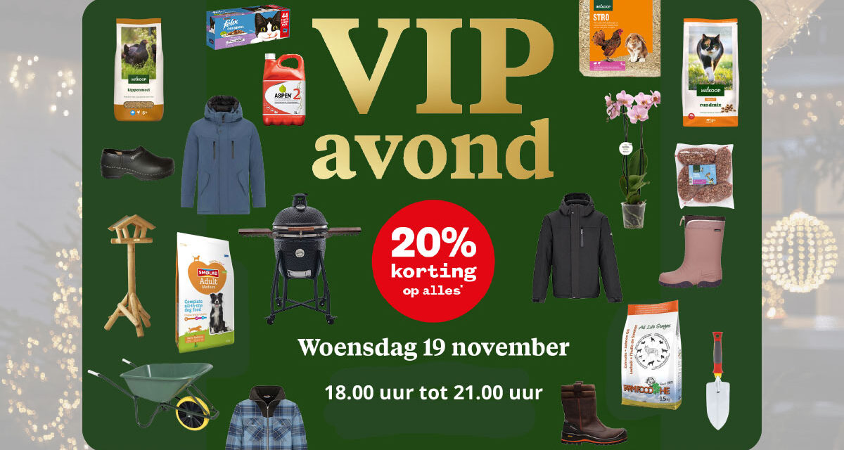 Aanstaande woensdag 20% korting op alles* bij Welkoop Staphorst