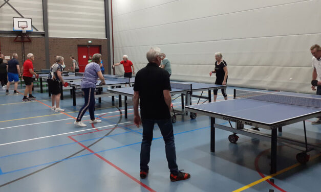 OldStars tafeltennis, een schot in de roos