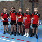 Het 1e Staphorster jeugd tafeltennisteam is kampioen