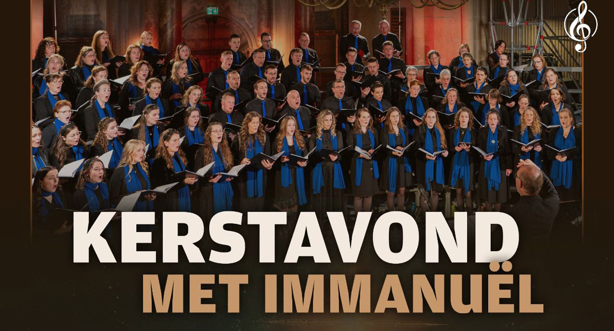 Urker Gemengd Koor Immanuël verzorgt kerstavond in Grote Kerk Meppel